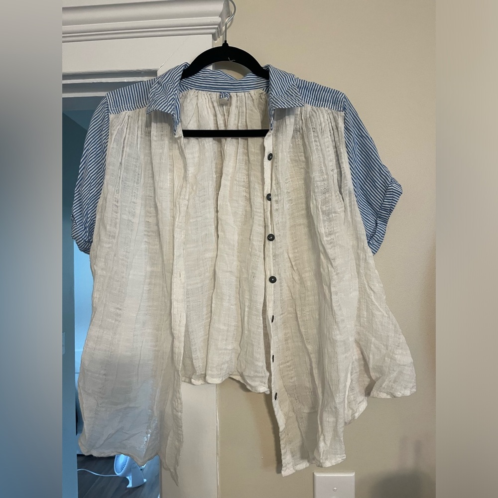 Free people button up shirt